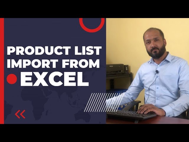 Product List Excel Import