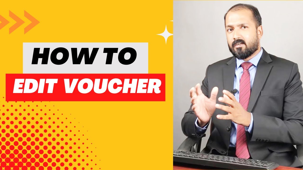 How to Edit a Voucher in AccroBIZ ERP